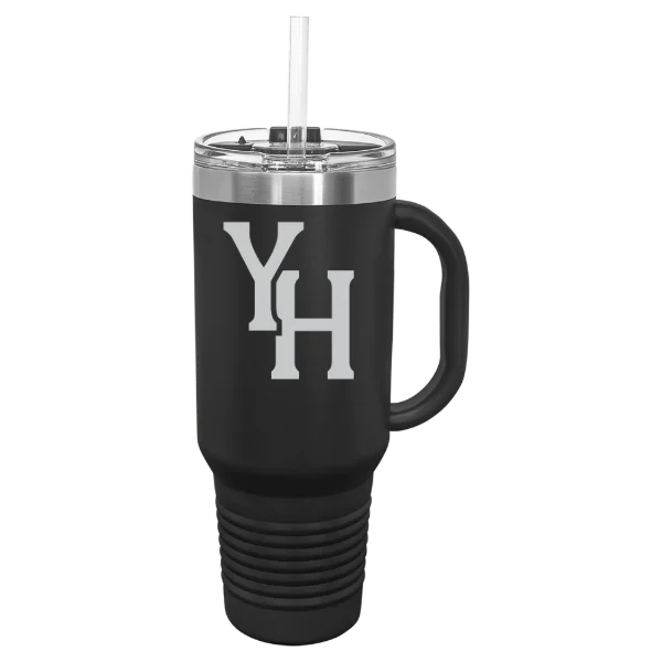 Young Harris College Polar Camel 40 oz. Travel Mug with Snap Lid & Straw
