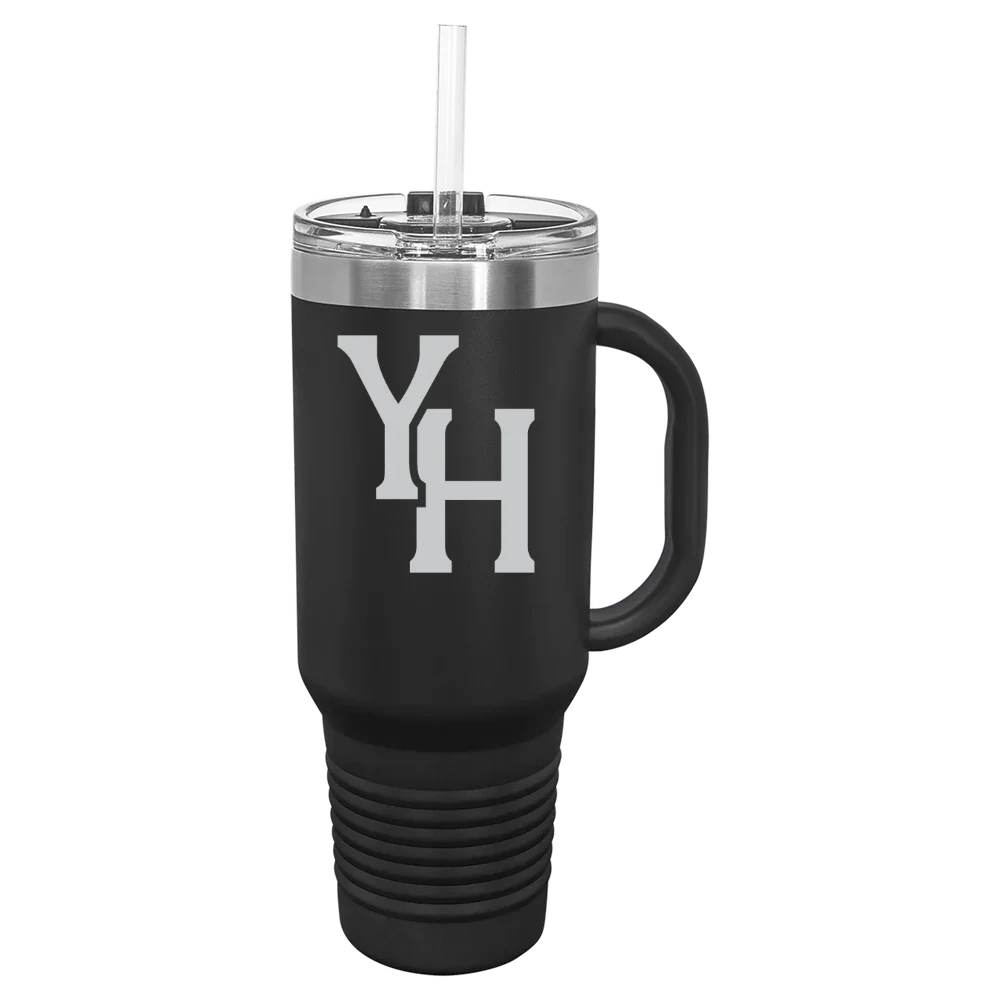 Young Harris College Polar Camel 40 oz. Travel Mug with Snap Lid & Straw