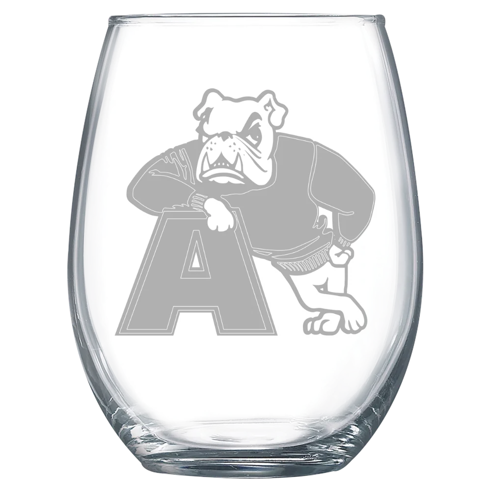 Adrian College Polar Camel 15 oz. Stemless Wine Glass