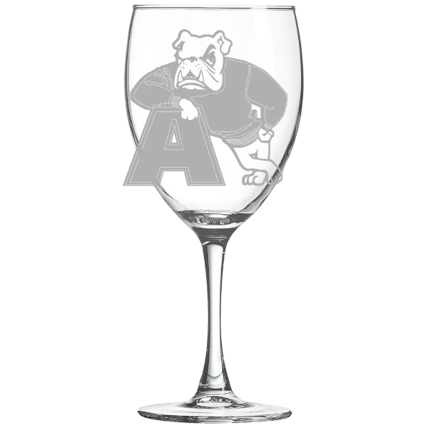 Adrian College Polar Camel 10 1/2 oz. Wine Glass