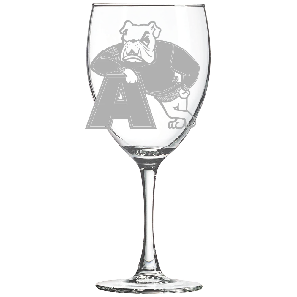 Adrian College Polar Camel 10 1/2 oz. Wine Glass