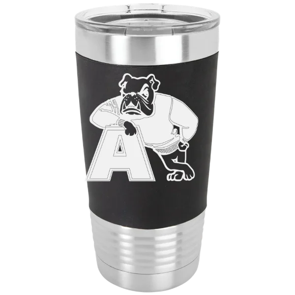 Adrian College Polar Camel 20 oz. Silicone Grip Tumbler with Standard Lid