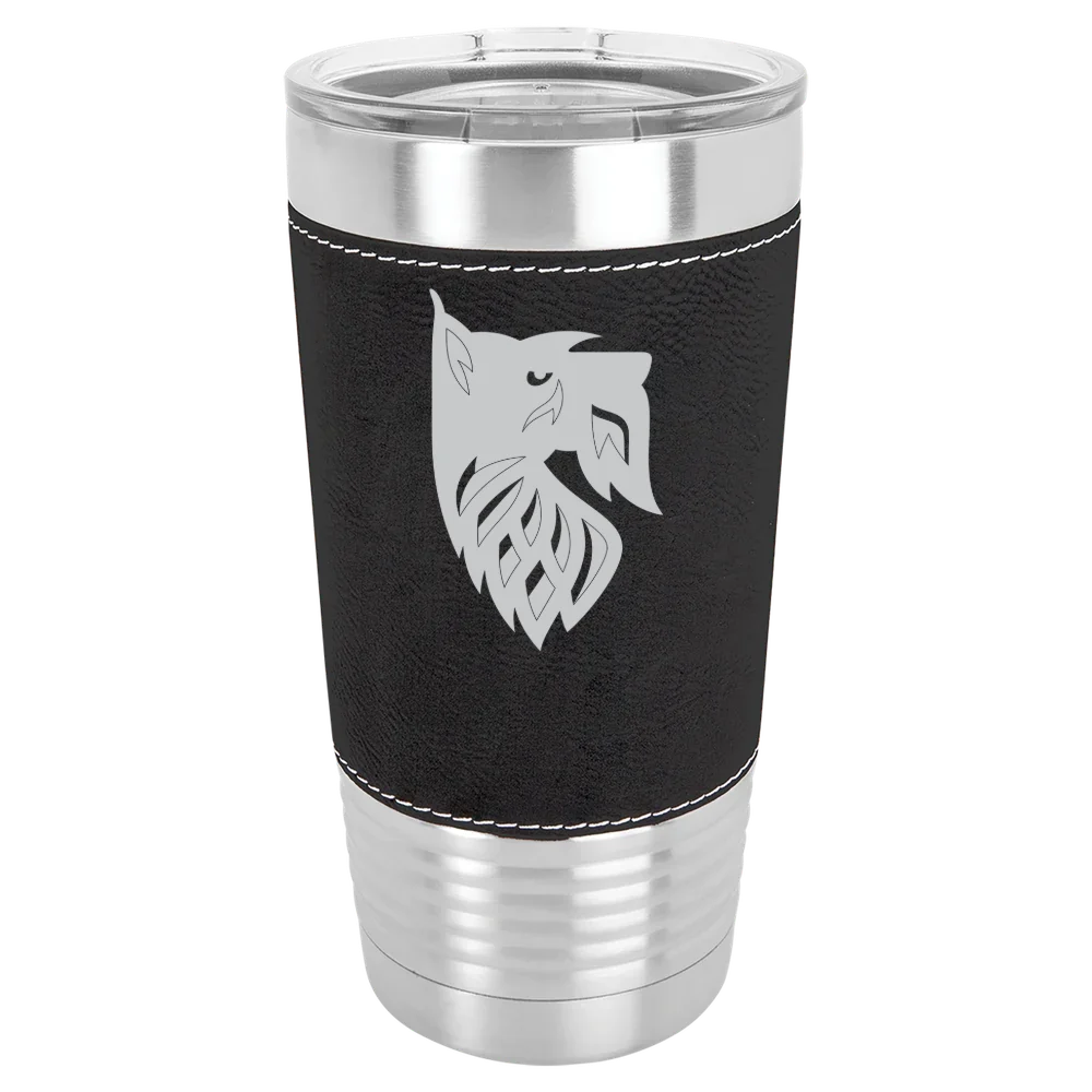 Agnes Scott College Polar Camel 20 oz. Leatherette Grip Tumbler with Standard Lid