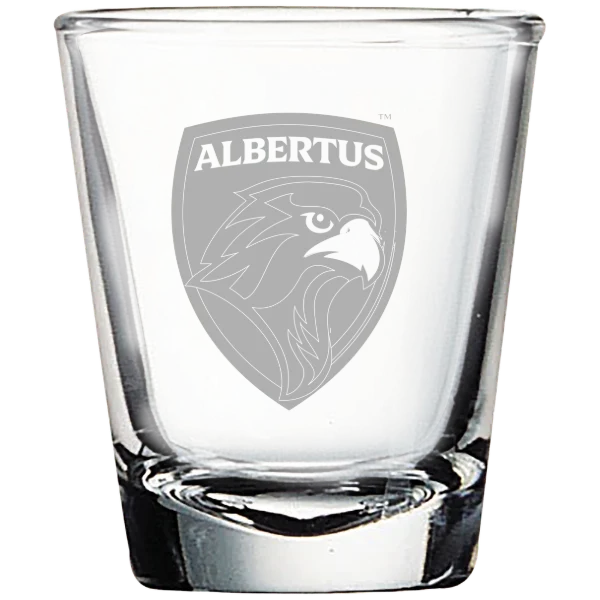 Albertus Magnus College Polar Camel 1.7 oz. Shot Glass