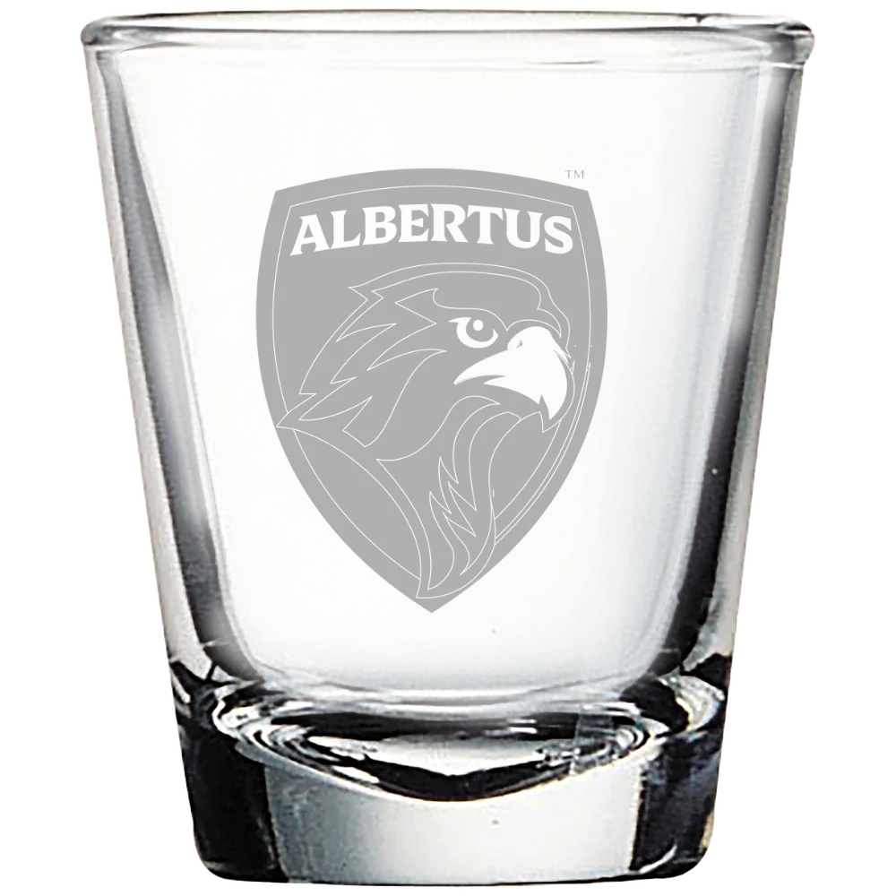 Albertus Magnus College Polar Camel 1.7 oz. Shot Glass