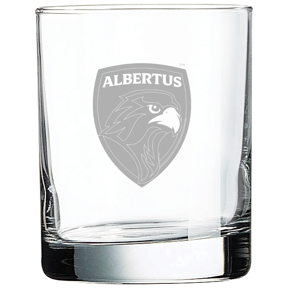 Albertus Magnus College Polar Camel 10 1/2 oz. On The Rocks Glass