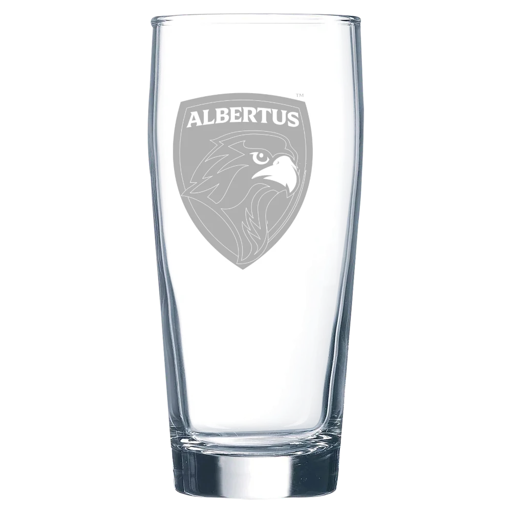 Albertus Magnus College Polar Camel 16 oz. Willi Becher Beer Glass