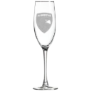 Albertus Magnus College Polar Camel 8 oz. Champagne Flute