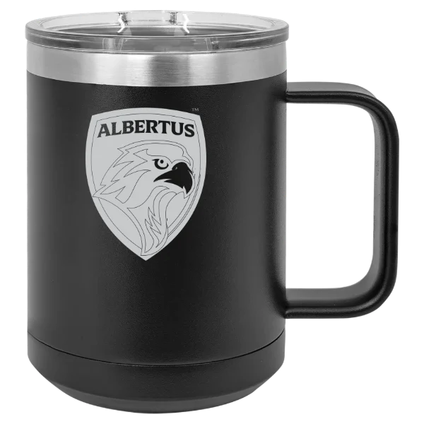Albertus Magnus College Polar Camel 15 oz. Mug with Slider Lid