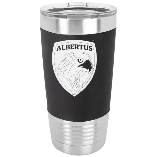 Albertus Magnus College Polar Camel 20 oz. Silicone Grip Tumbler with Standard Lid