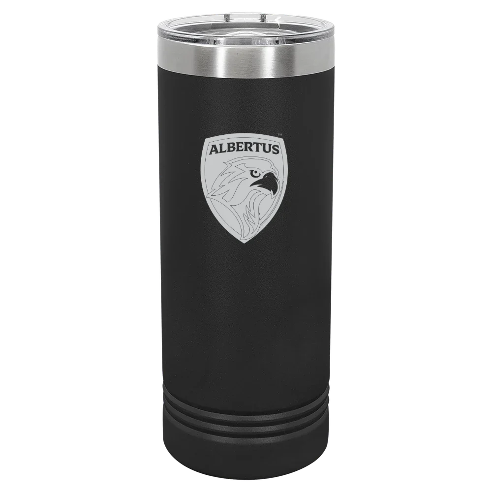 Albertus Magnus College Polar Camel 22 oz. Skinny Tumbler with Slider Lid