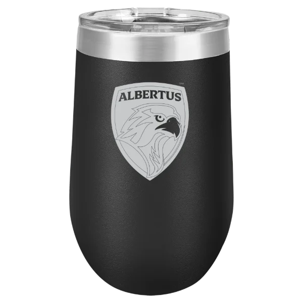 Albertus Magnus College Polar Camel 16 oz. Stemless Wine Tumbler