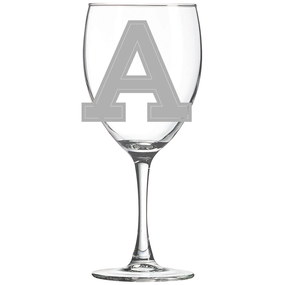 Albion College Polar Camel 10 1/2 oz. Wine Glass