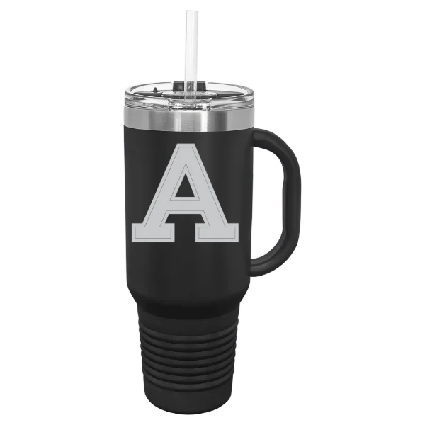 Albion College Polar Camel 40 oz. Travel Mug with Snap Lid & Straw