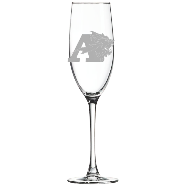 Albright College Polar Camel 8 oz. Champagne Flute
