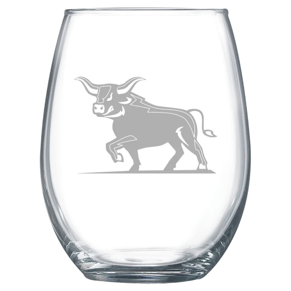 Alfred State College Polar Camel 15 oz. Stemless Wine Glass