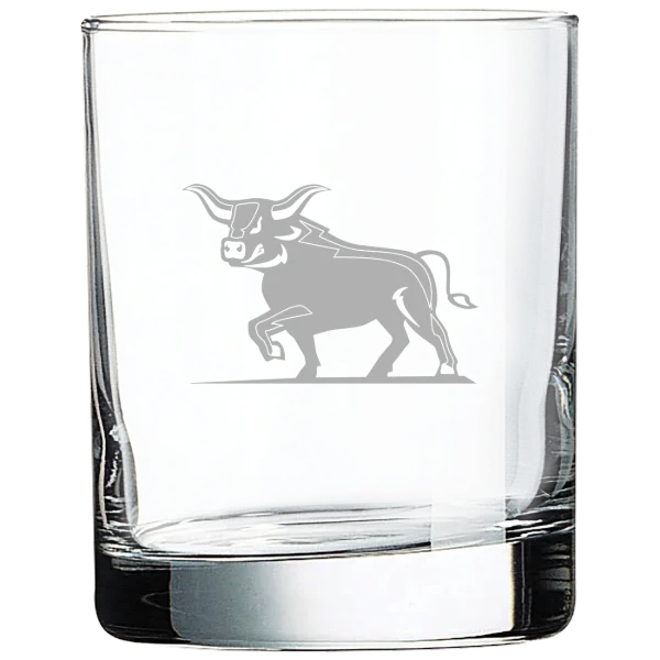 Alfred State College Polar Camel 10 1/2 oz. On The Rocks Glass