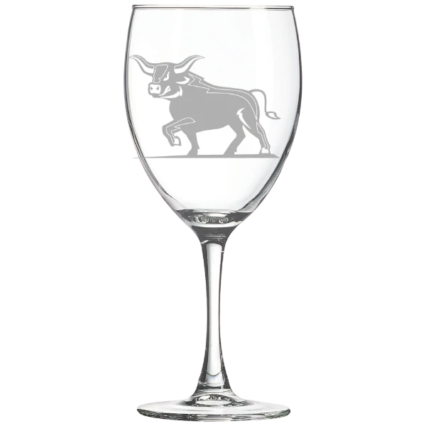 Alfred State College Polar Camel 10 1/2 oz. Wine Glass