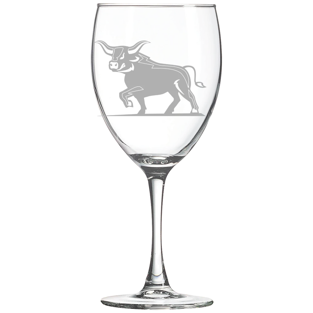 Alfred State College Polar Camel 10 1/2 oz. Wine Glass