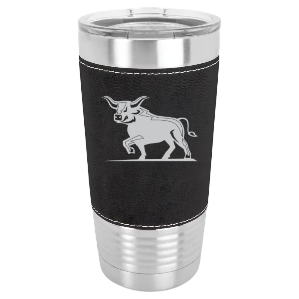 Alfred State College Polar Camel 20 oz. Leatherette Grip Tumbler with Standard Lid