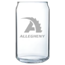 Allegheny College Polar Camel 16 oz. Can Glass