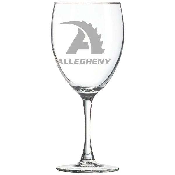 Allegheny College Polar Camel 10 1/2 oz. Wine Glass