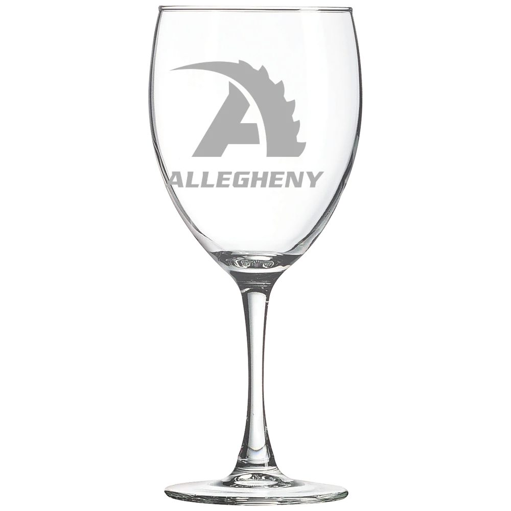 Allegheny College Polar Camel 10 1/2 oz. Wine Glass