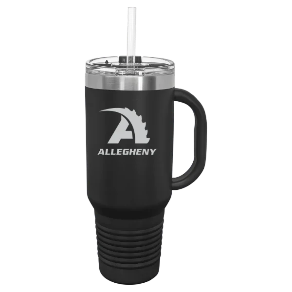 Allegheny College Polar Camel 40 oz. Travel Mug with Snap Lid & Straw