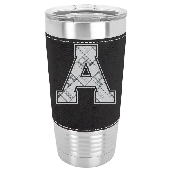 Alma College Polar Camel 20 oz. Leatherette Grip Tumbler with Standard Lid