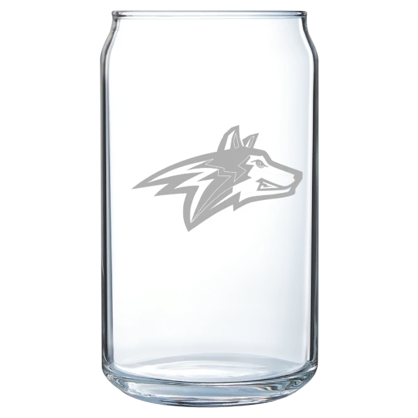 Alvernia University Polar Camel 16 oz. Can Glass