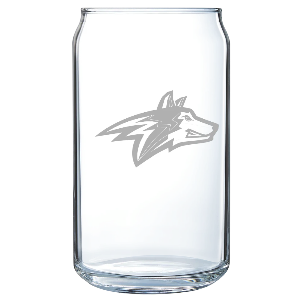 Alvernia University Polar Camel 16 oz. Can Glass