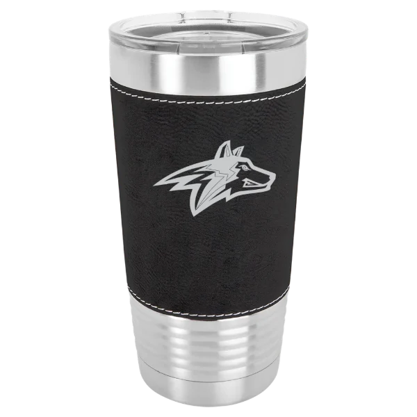 Alvernia University Polar Camel 20 oz. Leatherette Grip Tumbler with Standard Lid