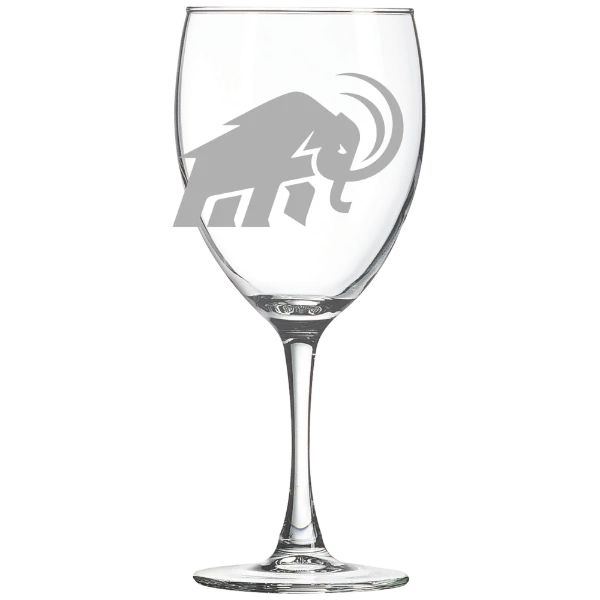 Amherst College Polar Camel 10 1/2 oz. Wine Glass