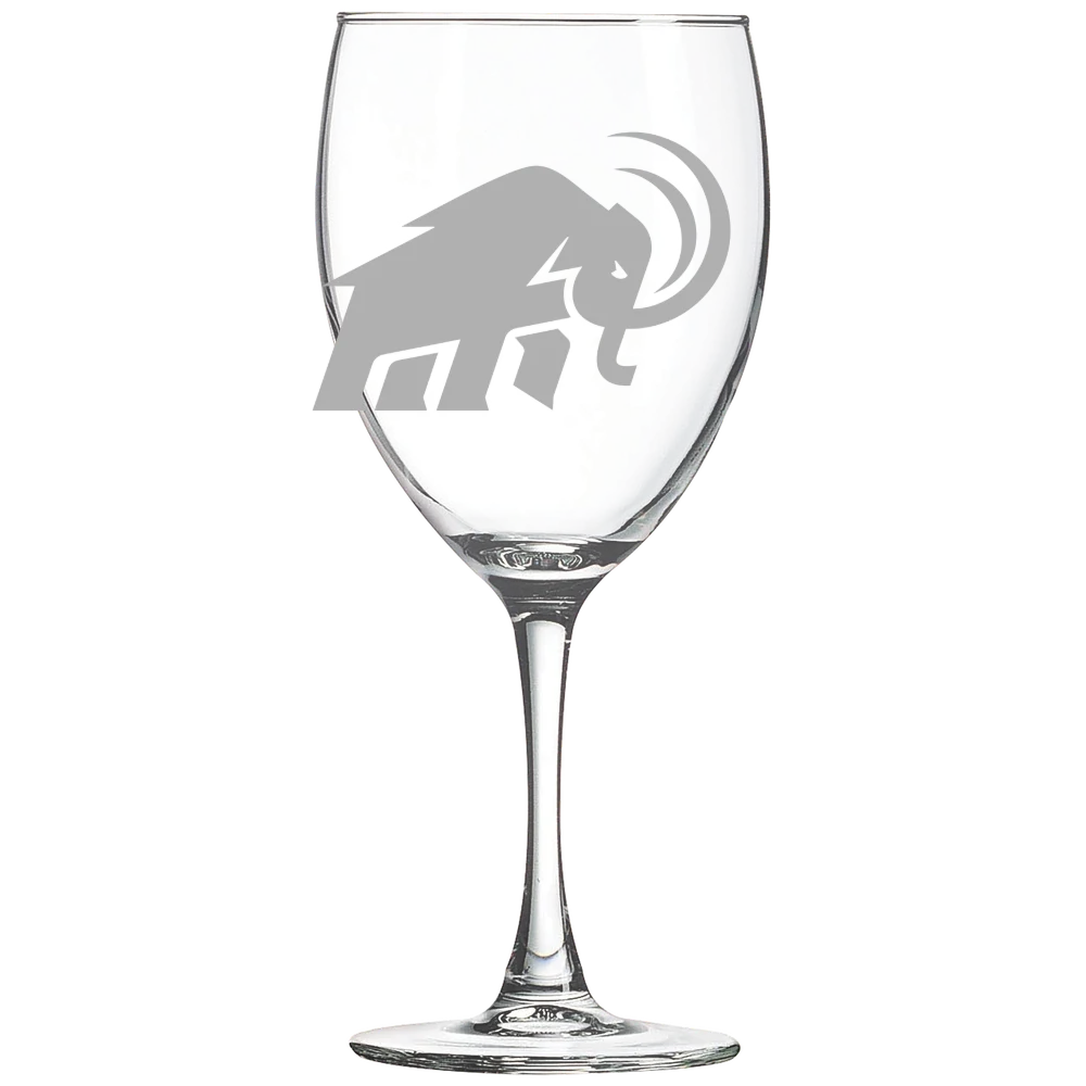Amherst College Polar Camel 10 1/2 oz. Wine Glass