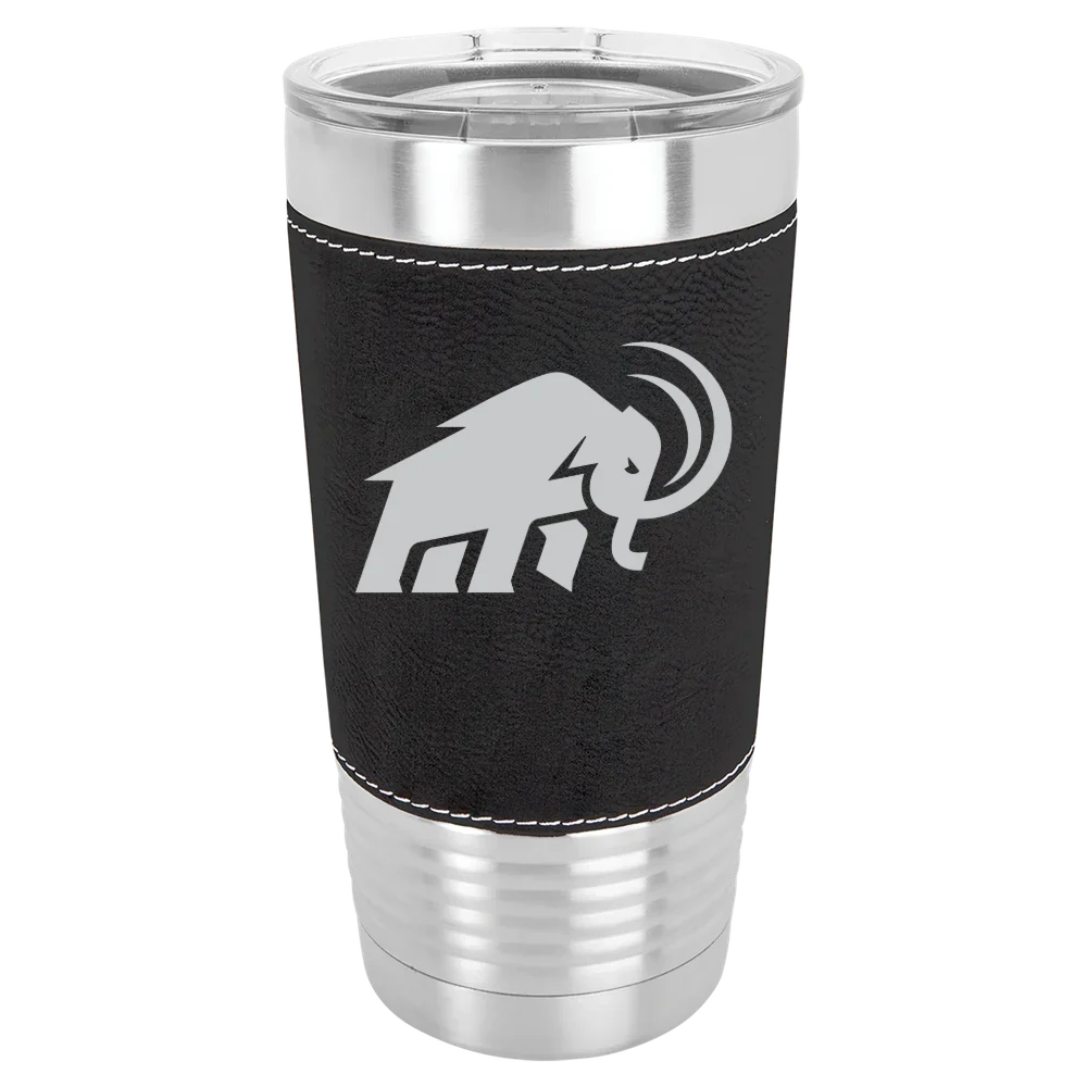 Amherst College Polar Camel 20 oz. Leatherette Grip Tumbler with Standard Lid
