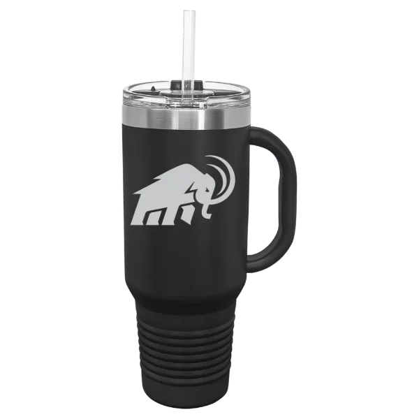 Amherst College Polar Camel 40 oz. Travel Mug with Snap Lid & Straw