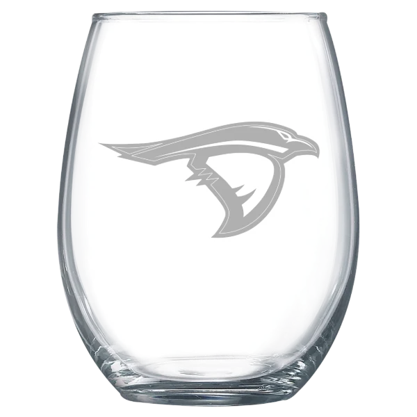 Anderson University (Indiana) Polar Camel 15 oz. Stemless Wine Glass