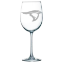 Anderson University (Indiana) Polar Camel 19 oz. Wine Glass