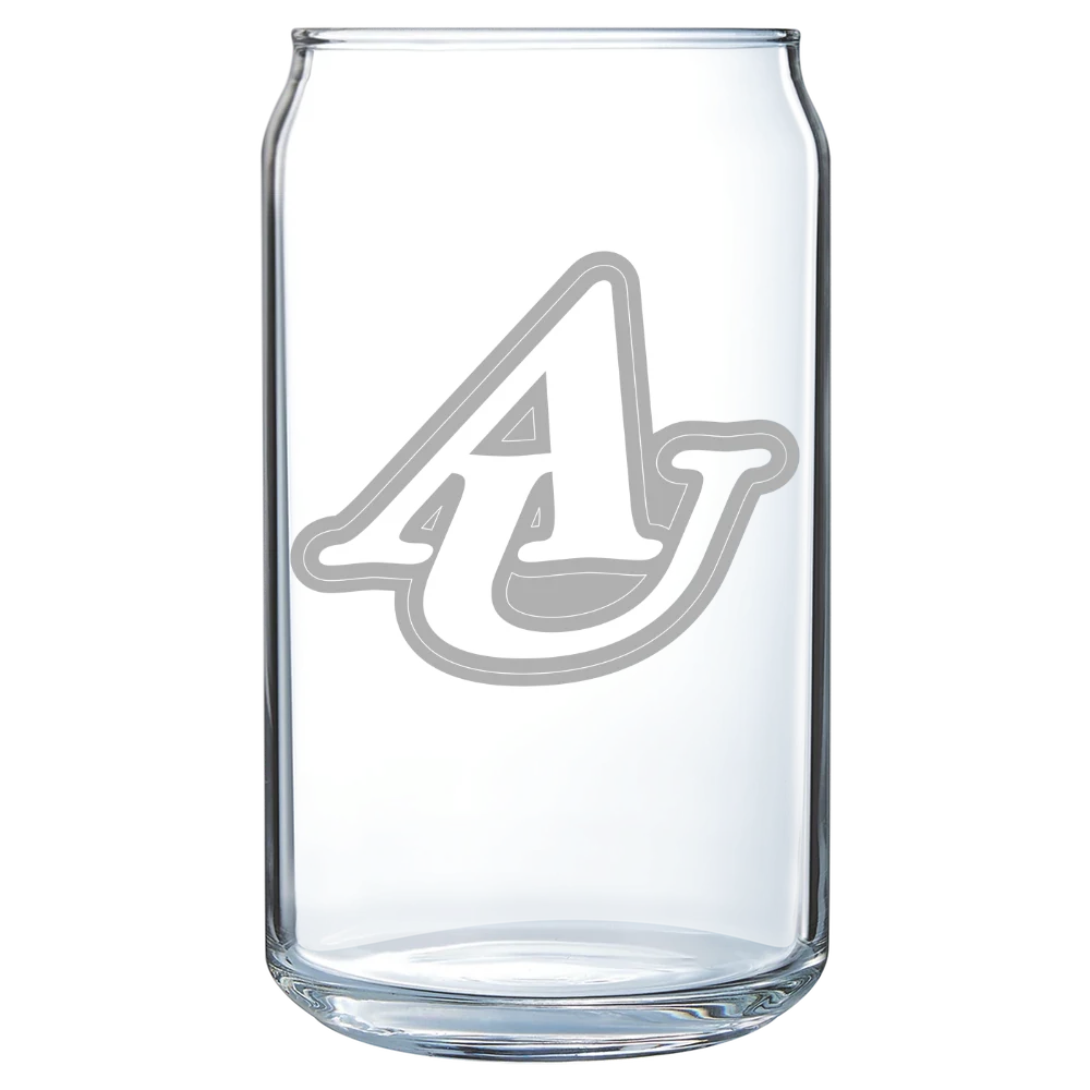 Asbury University Polar Camel 16 oz. Can Glass