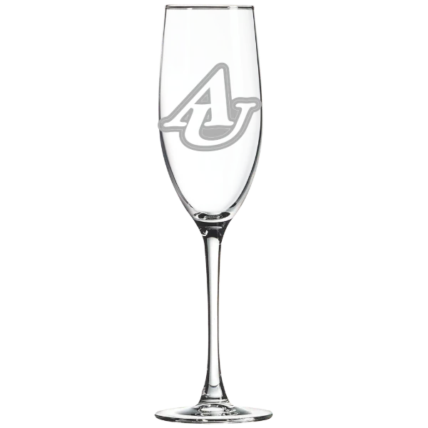 Asbury University Polar Camel 8 oz. Champagne Flute