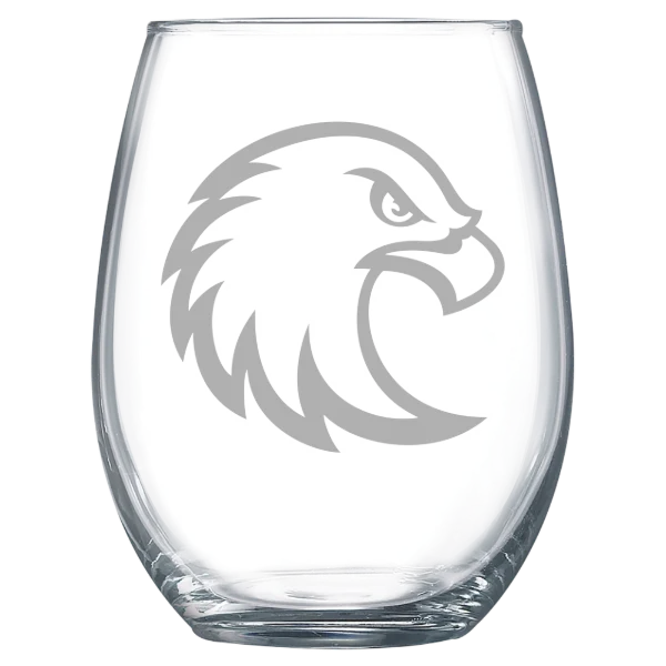 Augsburg University Polar Camel 15 oz. Stemless Wine Glass