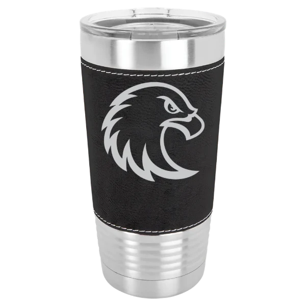 Augsburg University Polar Camel 20 oz. Leatherette Grip Tumbler with Standard Lid