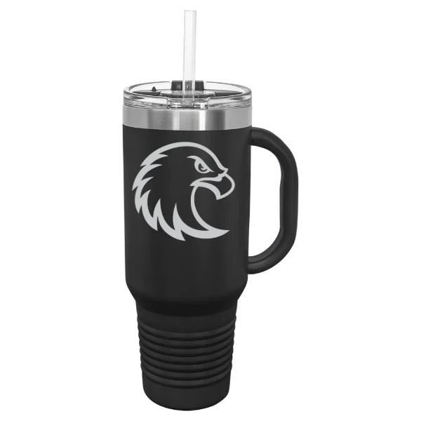 Augsburg University Polar Camel 40 oz. Travel Mug with Snap Lid & Straw