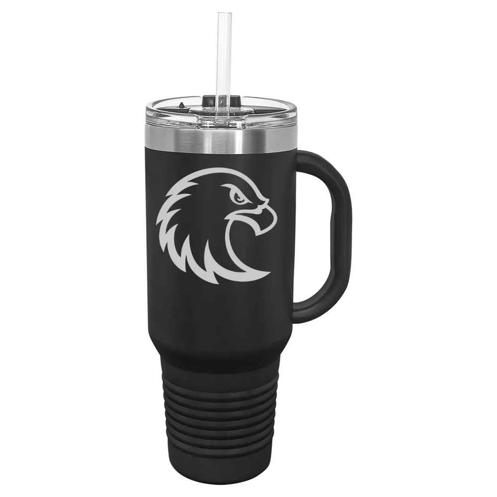 Augsburg University Polar Camel 40 oz. Travel Mug with Snap Lid & Straw