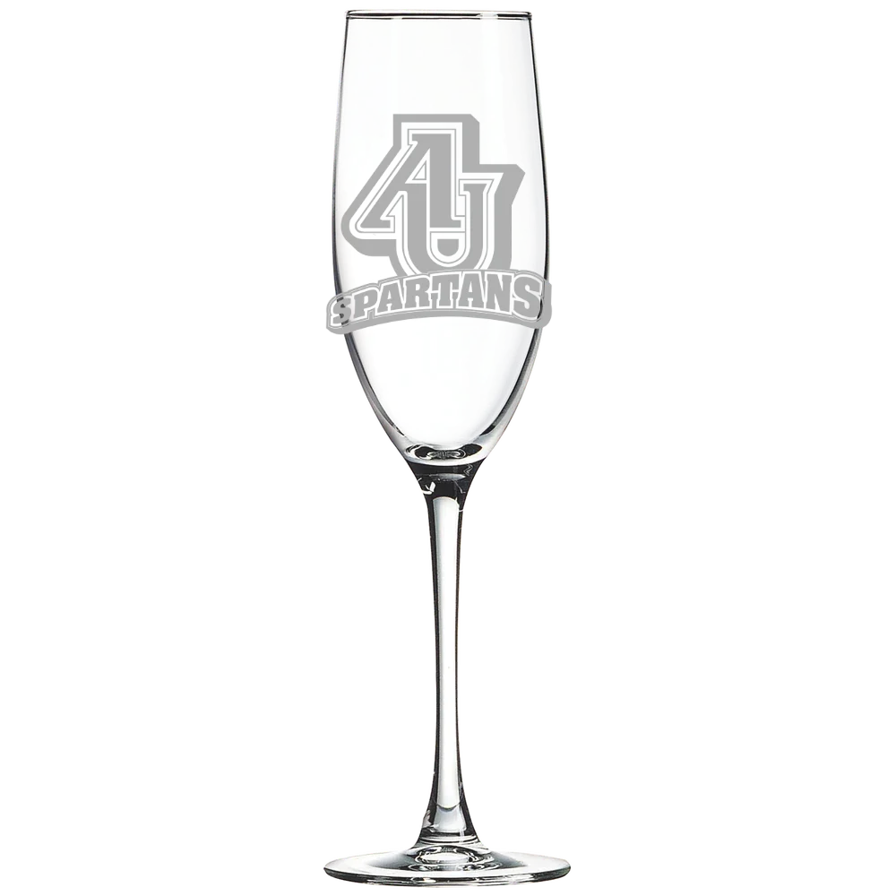 Aurora University Polar Camel 8 oz. Champagne Flute