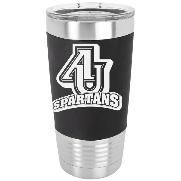 Aurora University Polar Camel 20 oz. Silicone Grip Tumbler with Standard Lid