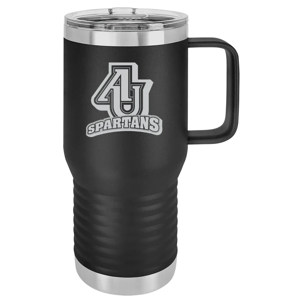 Aurora University Polar Camel 20 oz. Travel Mug with Slider Lid