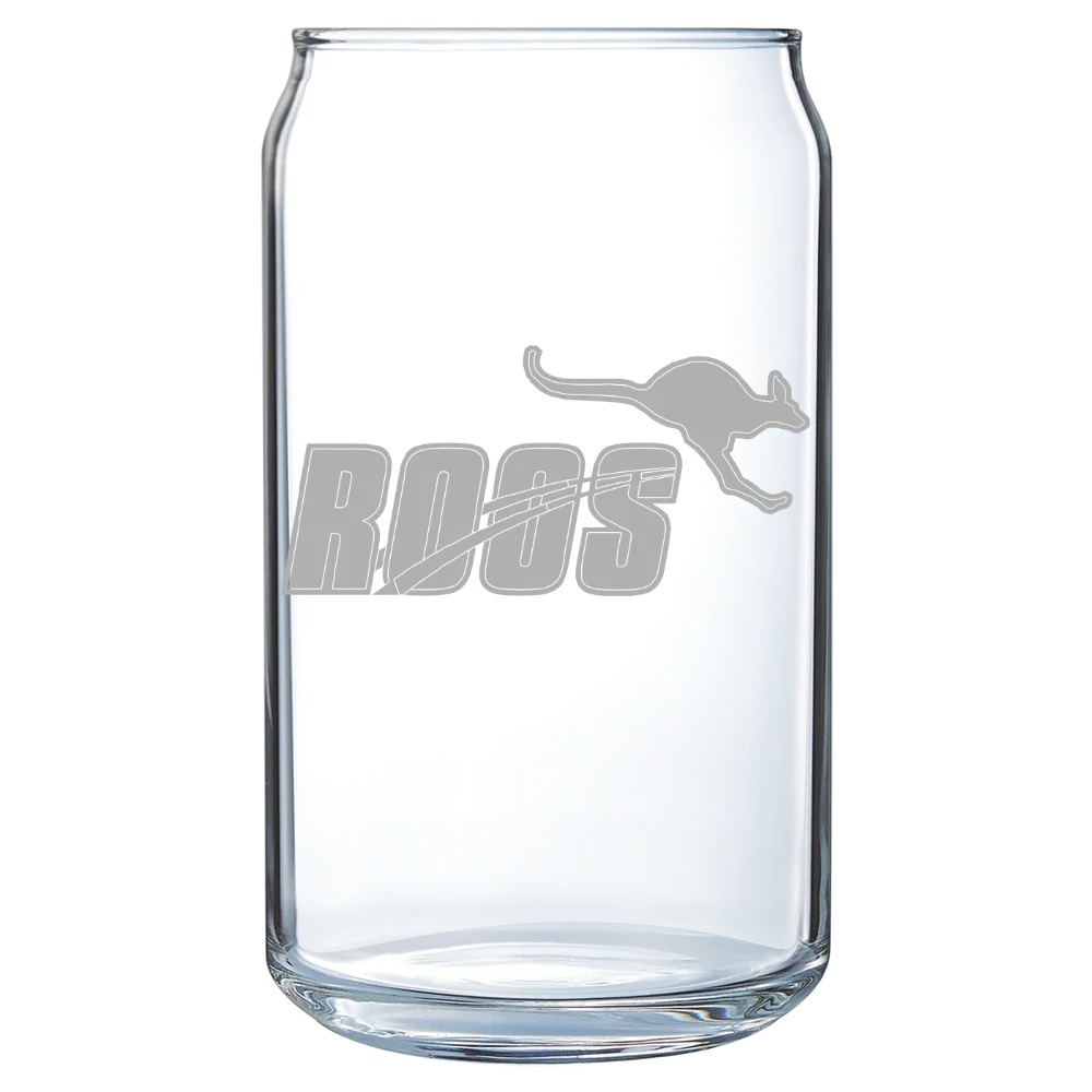 Austin College Polar Camel 16 oz. Can Glass