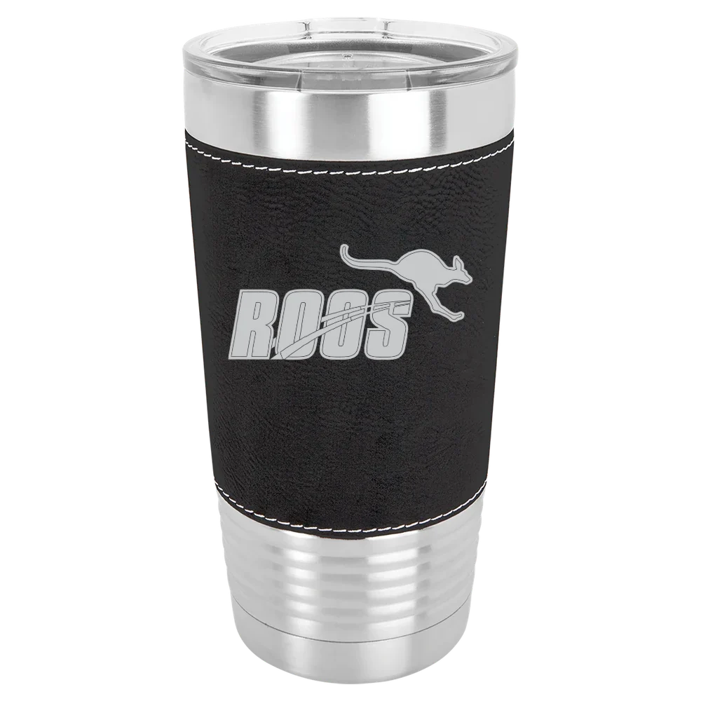 Austin College Polar Camel 20 oz. Leatherette Grip Tumbler with Standard Lid