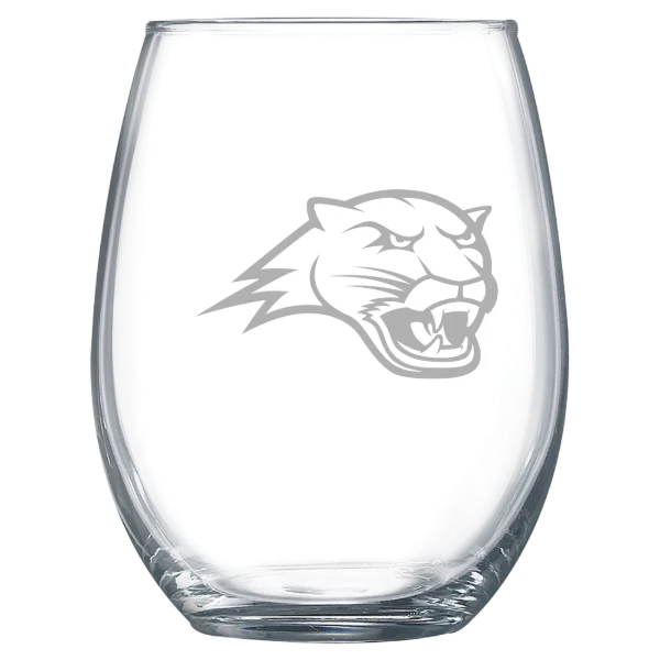 Averett University Polar Camel 15 oz. Stemless Wine Glass